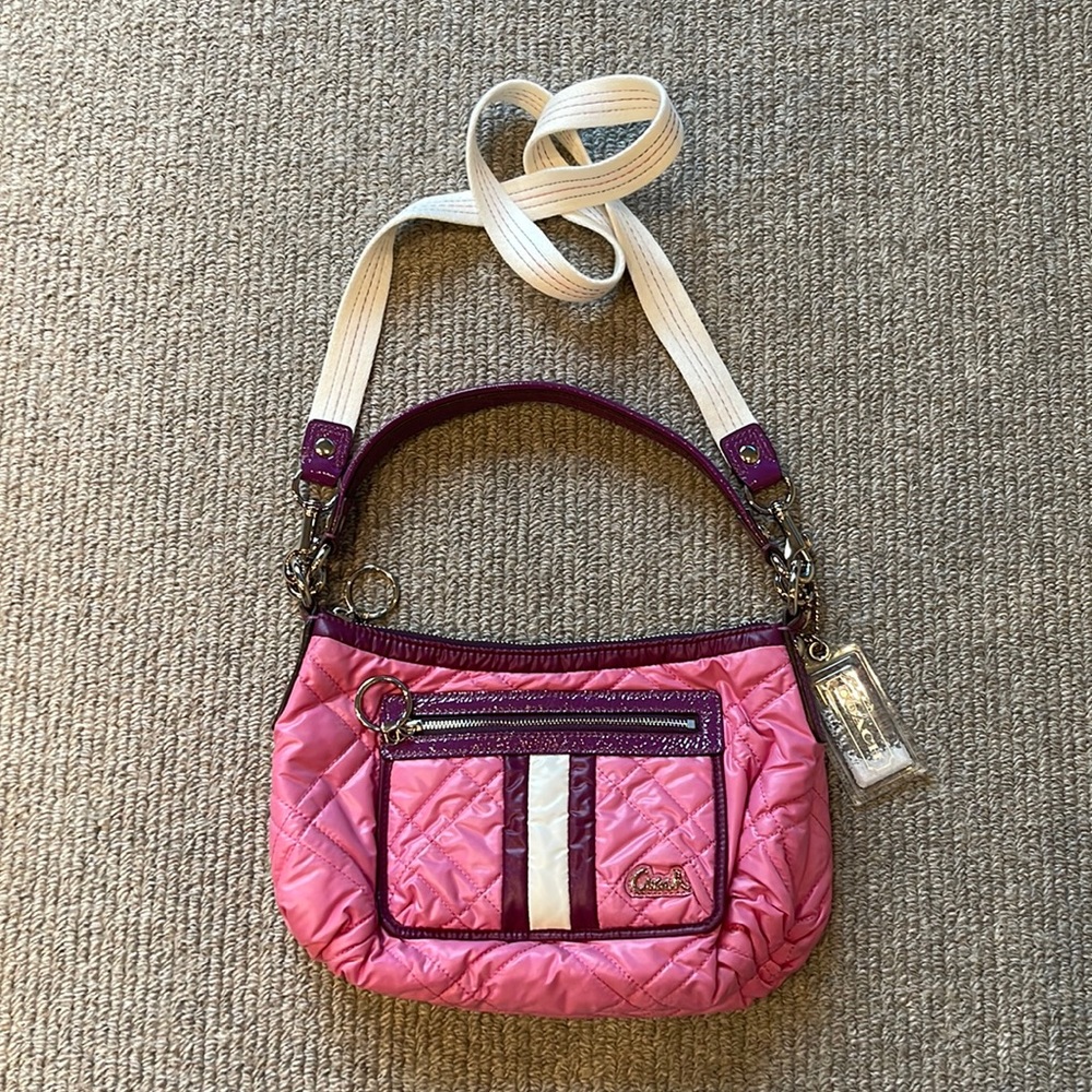Coach quilted purse w/original dust bag